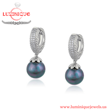 Simple Earrings (Platinum Plated)