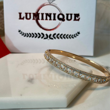 SparkleStone Openable Bangle (18K PVD Gold Plated)
