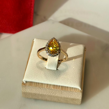 Gold Stone Ring (18K PVD Gold Plated)