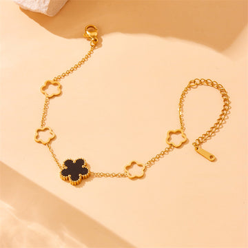 Black Daisy Bracelet