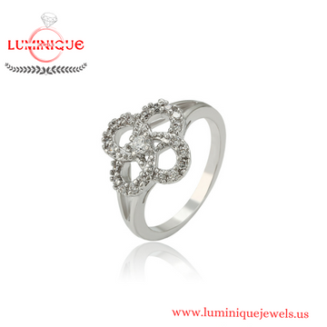 Flower Ring (Platinum Plated)