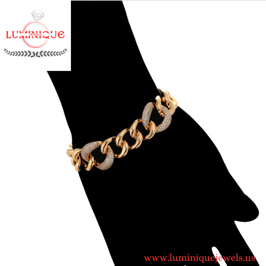 Luxury Fashion Bracelet (18K PVD Gold Plated)