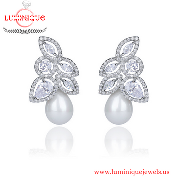 Luxury Earrings (Platinum Plated)