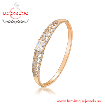 Luxury Openable Bangle (18K PVD Gold Plated)