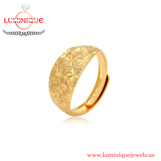 24K PVD Gold Plated Ring