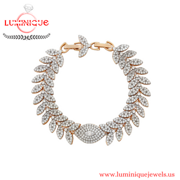 Luxury Wedding Bracelet (18K PVD Gold Plated)