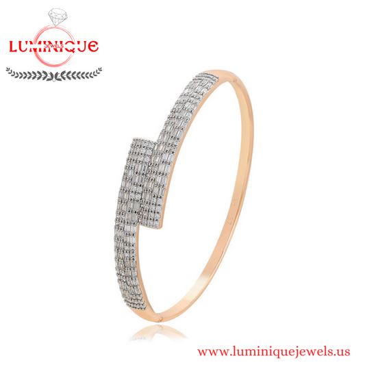 Elegant Openable Bangle (14K PVD Gold Plated)