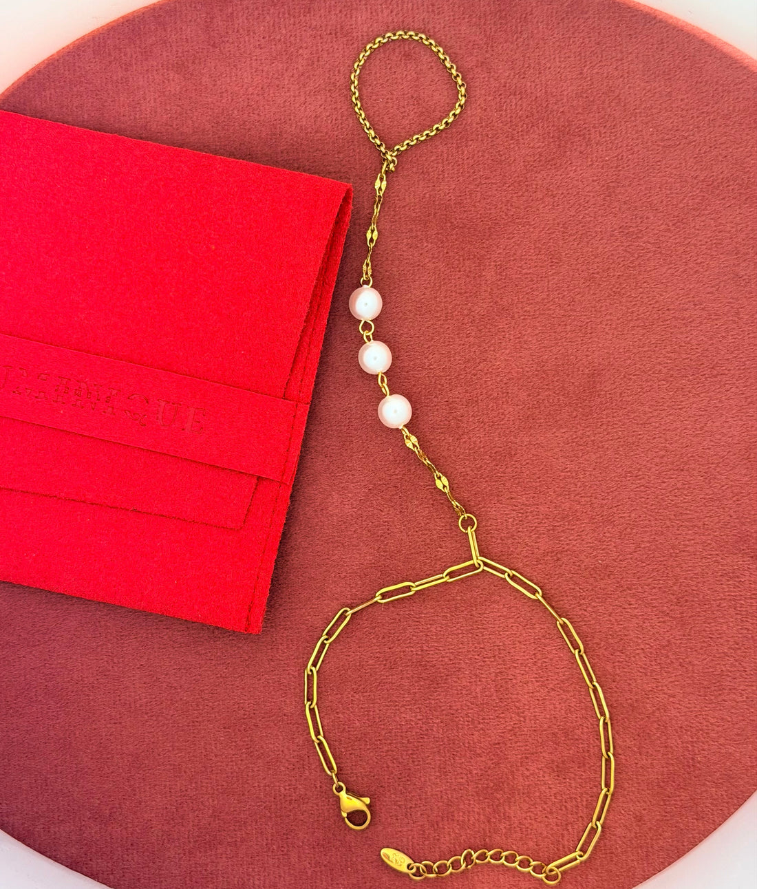 Gilded Pearls | HandChain