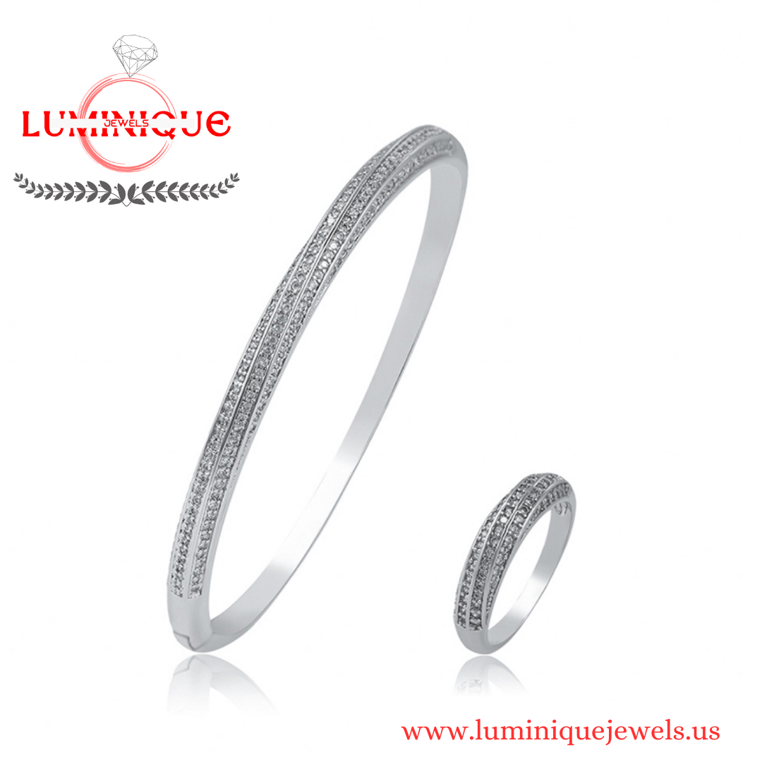 Openable Bangle set with ring