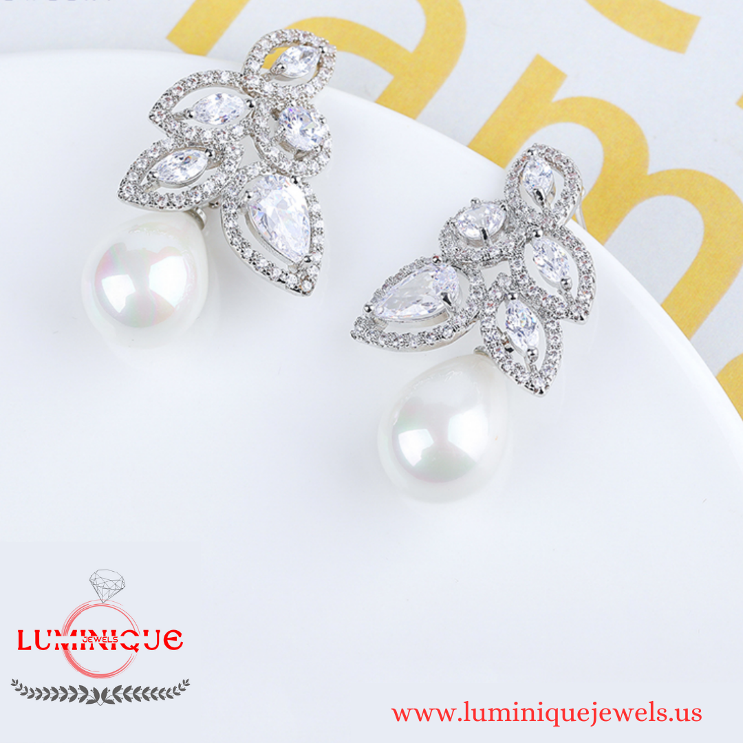 Luxury Earrings (Platinum Plated)