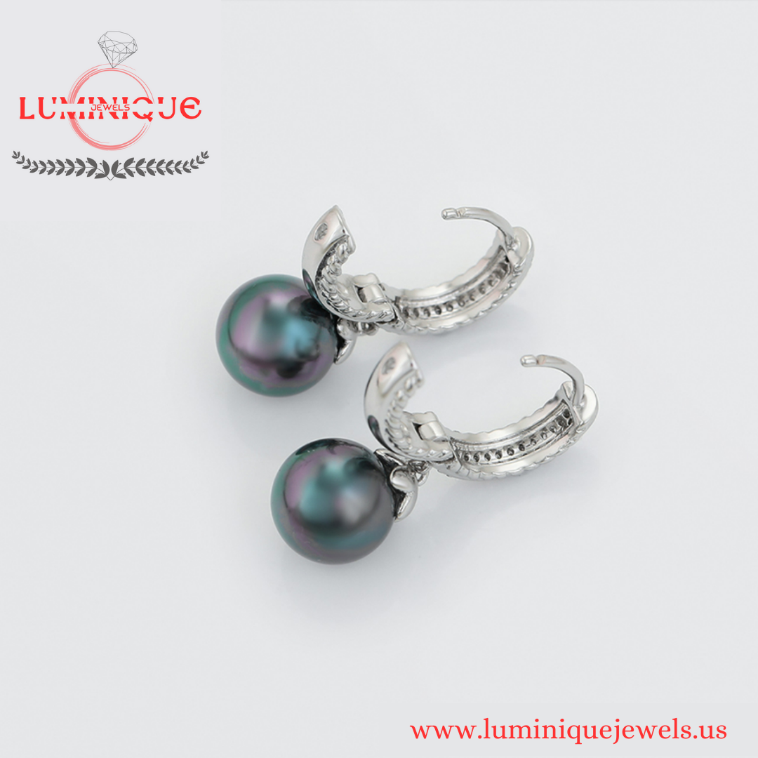 Simple Earrings (Platinum Plated)
