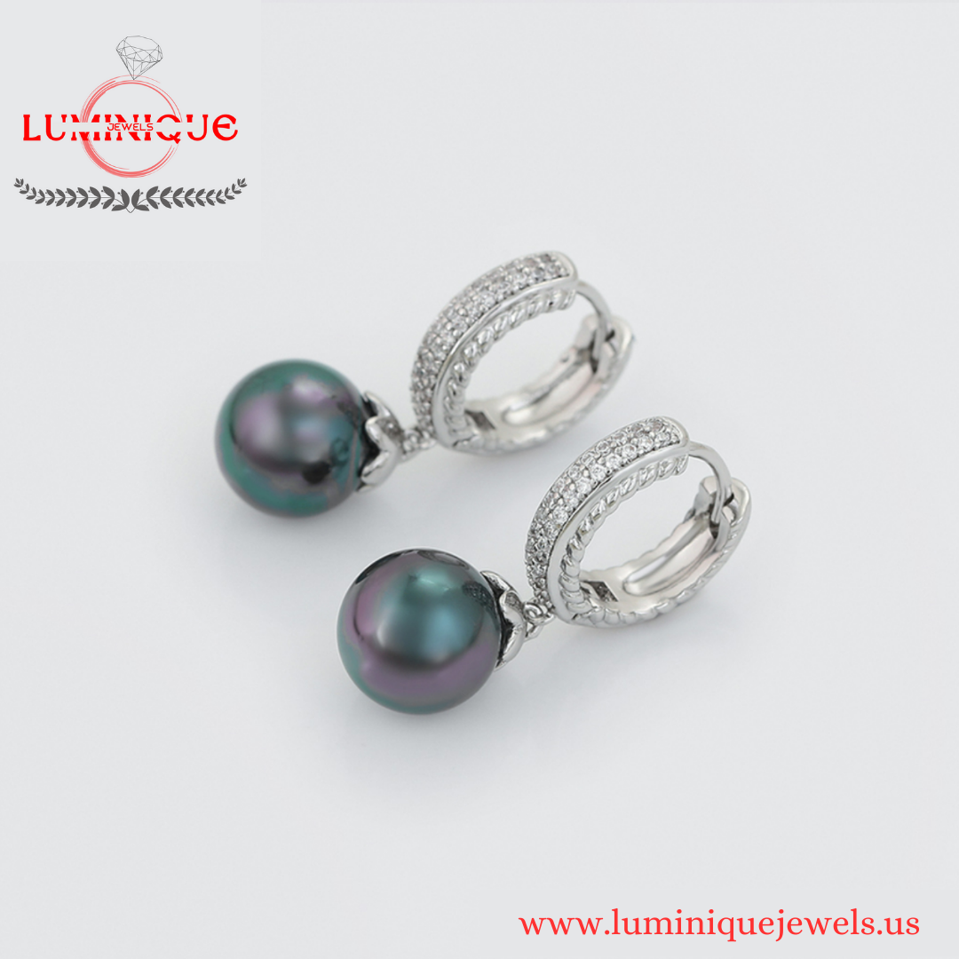 Simple Earrings (Platinum Plated)