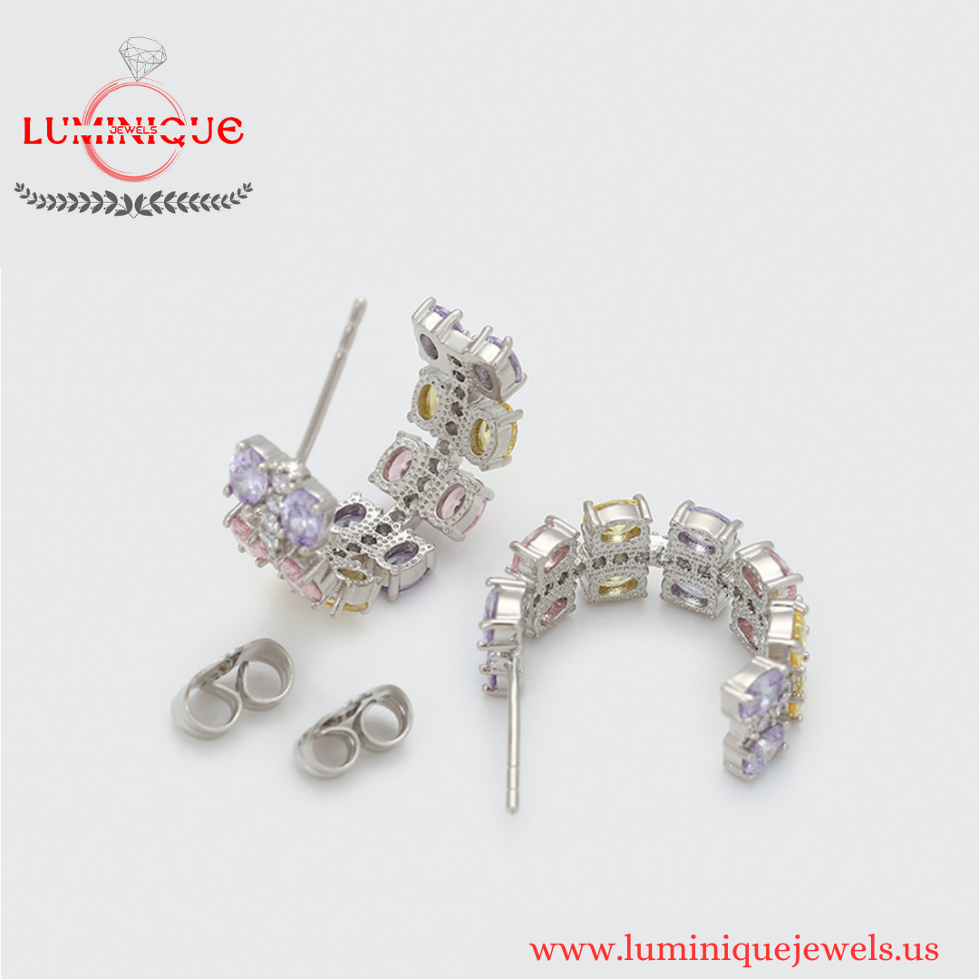 Multicolor Elegant Earrings