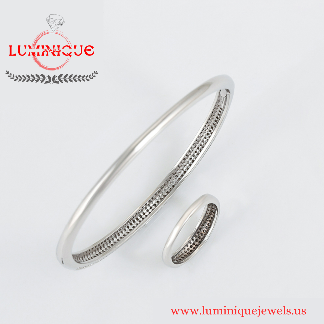 Openable Bangle set with ring