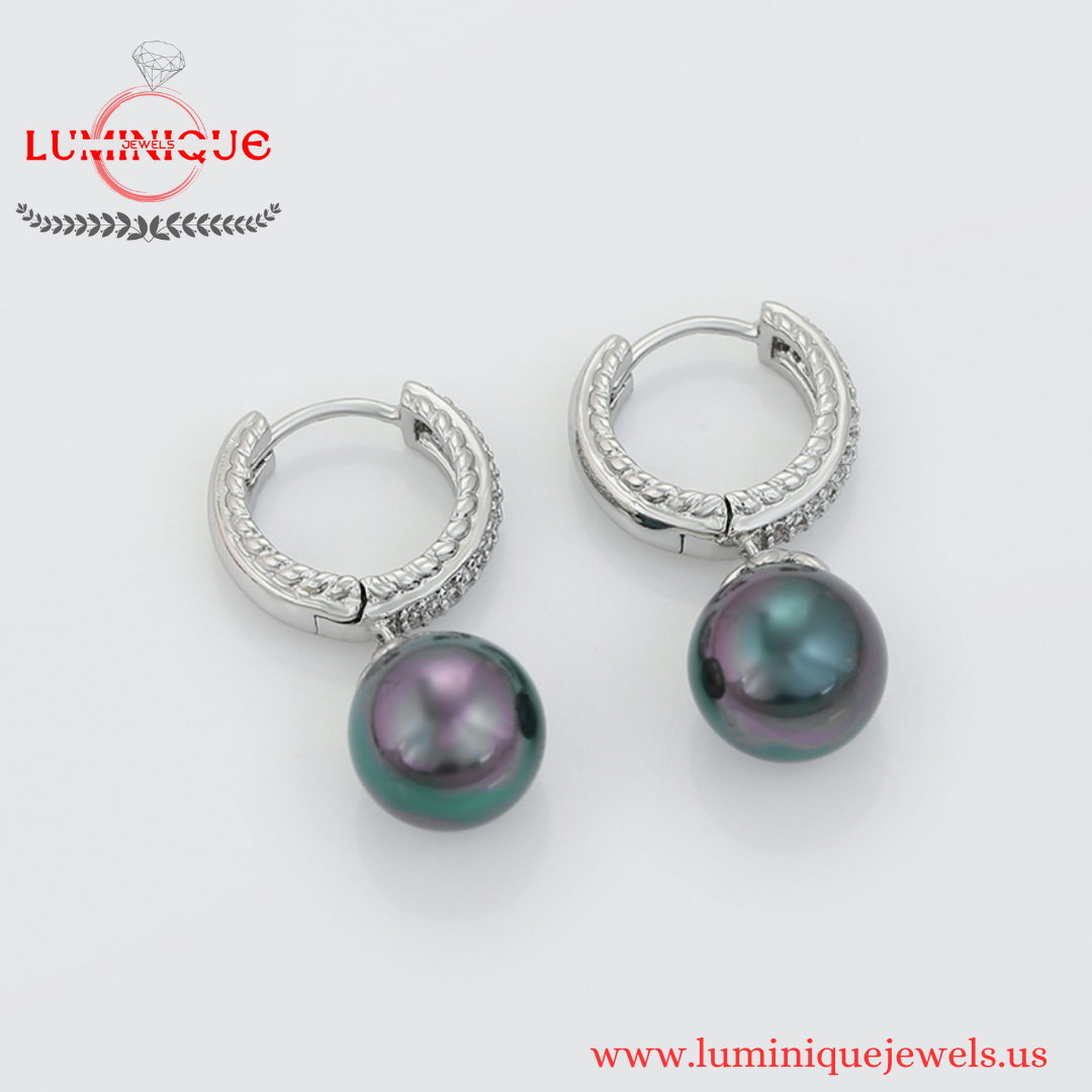 Simple Earrings (Platinum Plated)