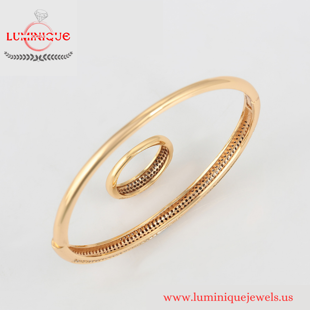 Openable Bangle set with ring