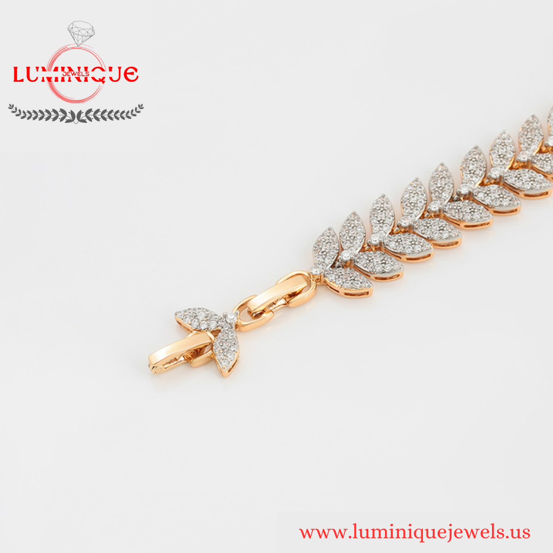 Luxury Wedding Bracelet (18K PVD Gold Plated)