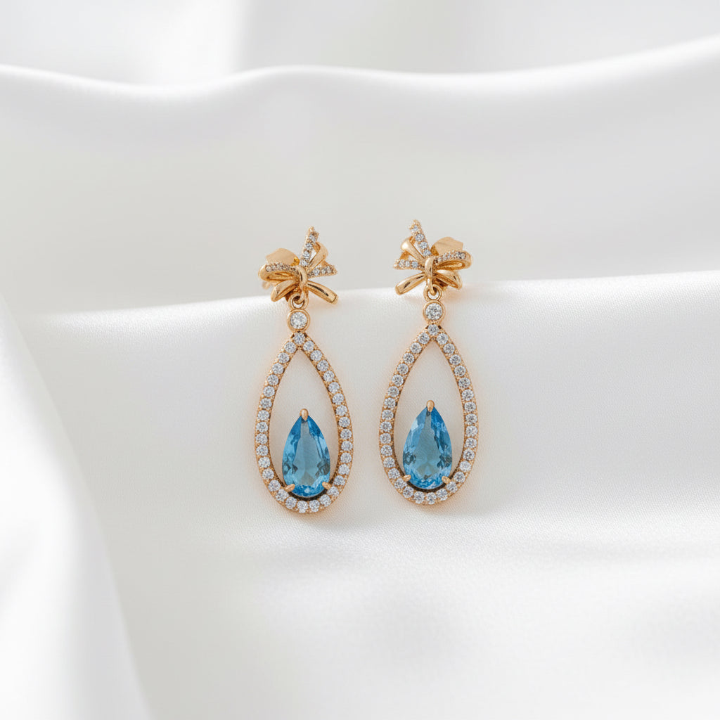 Aqua Spark | Earrings