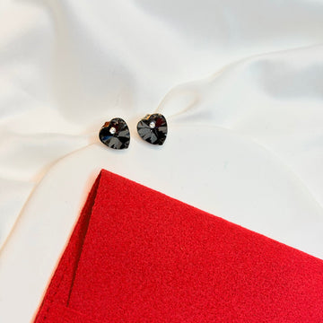 Black heart | Studs