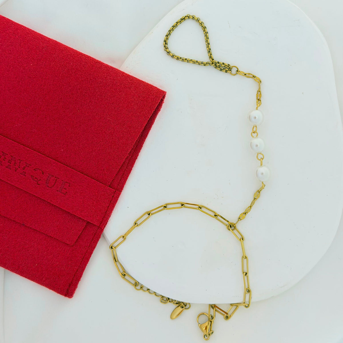 Gilded Pearls | HandChain