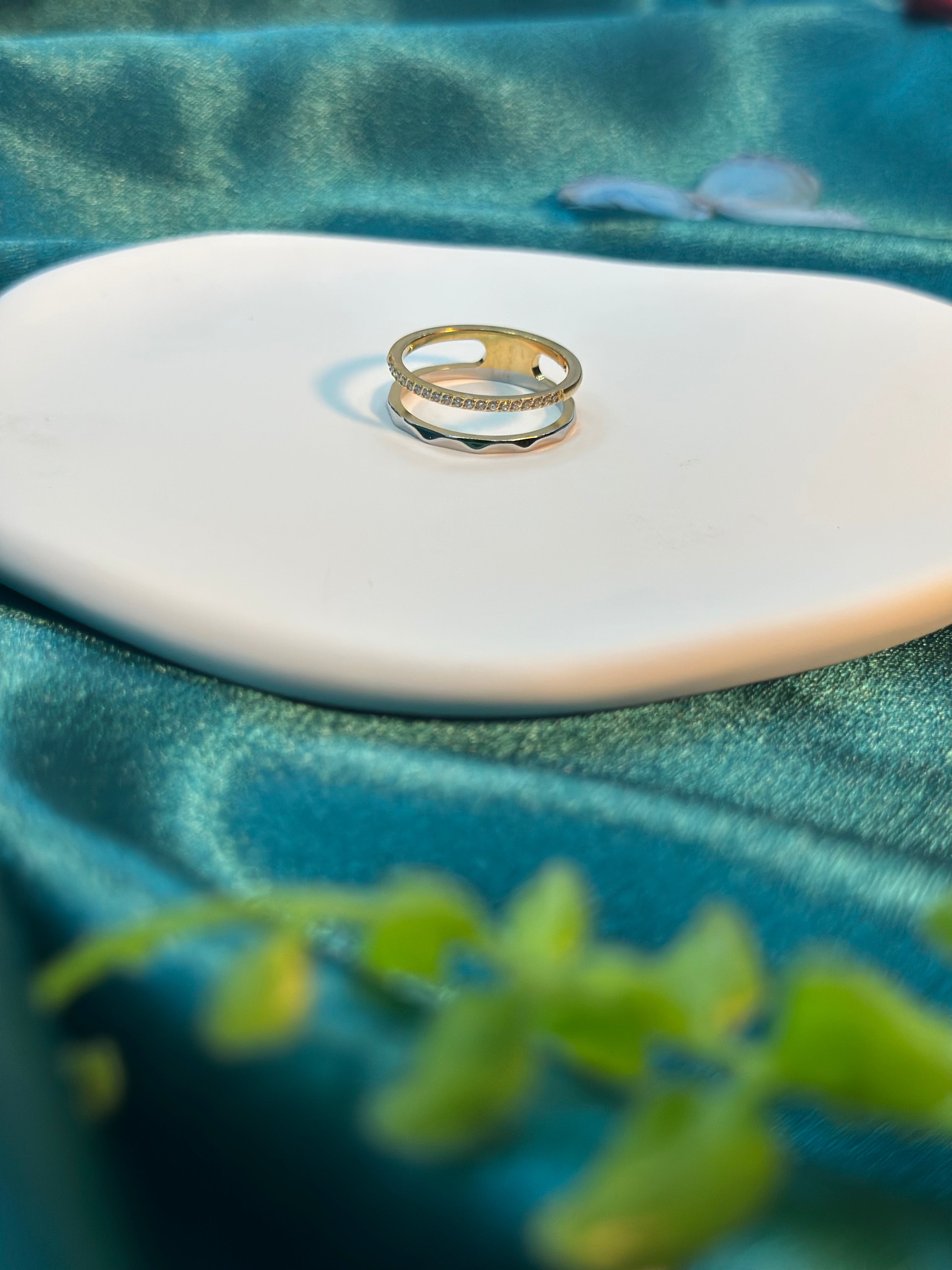 Two-Tone Luxe Ring