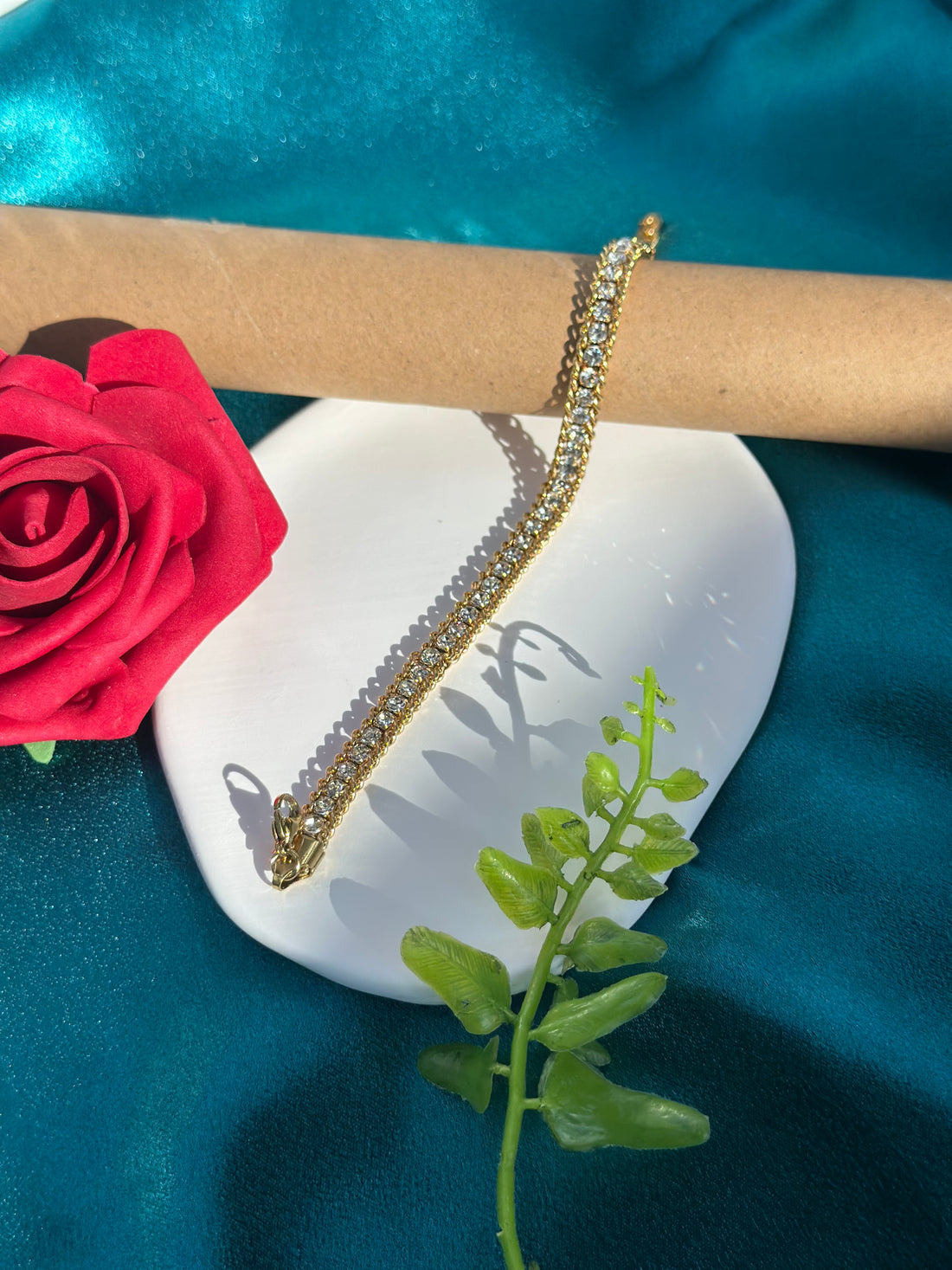 Gold Fleur Bracelet