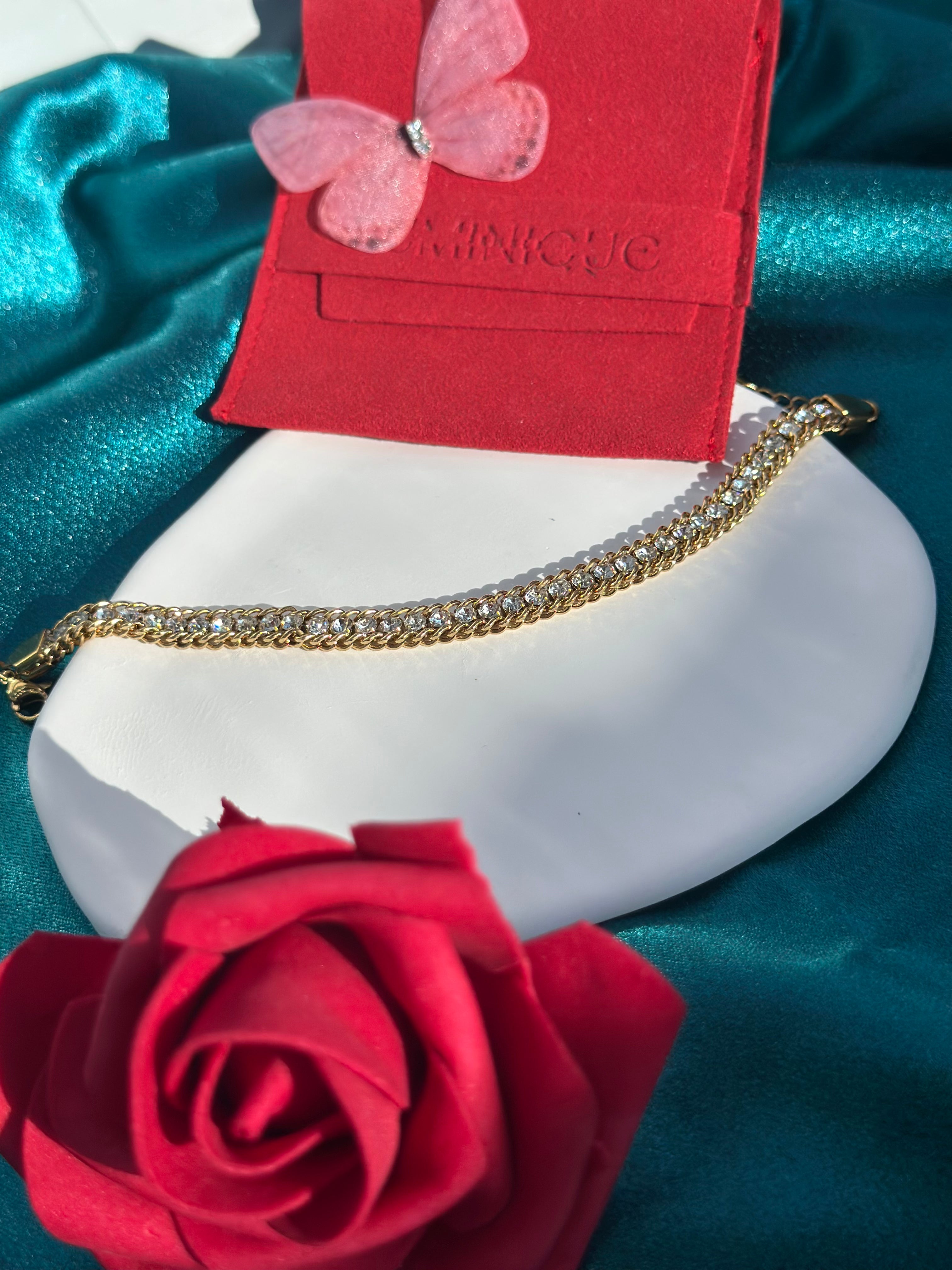 Gold Fleur Bracelet