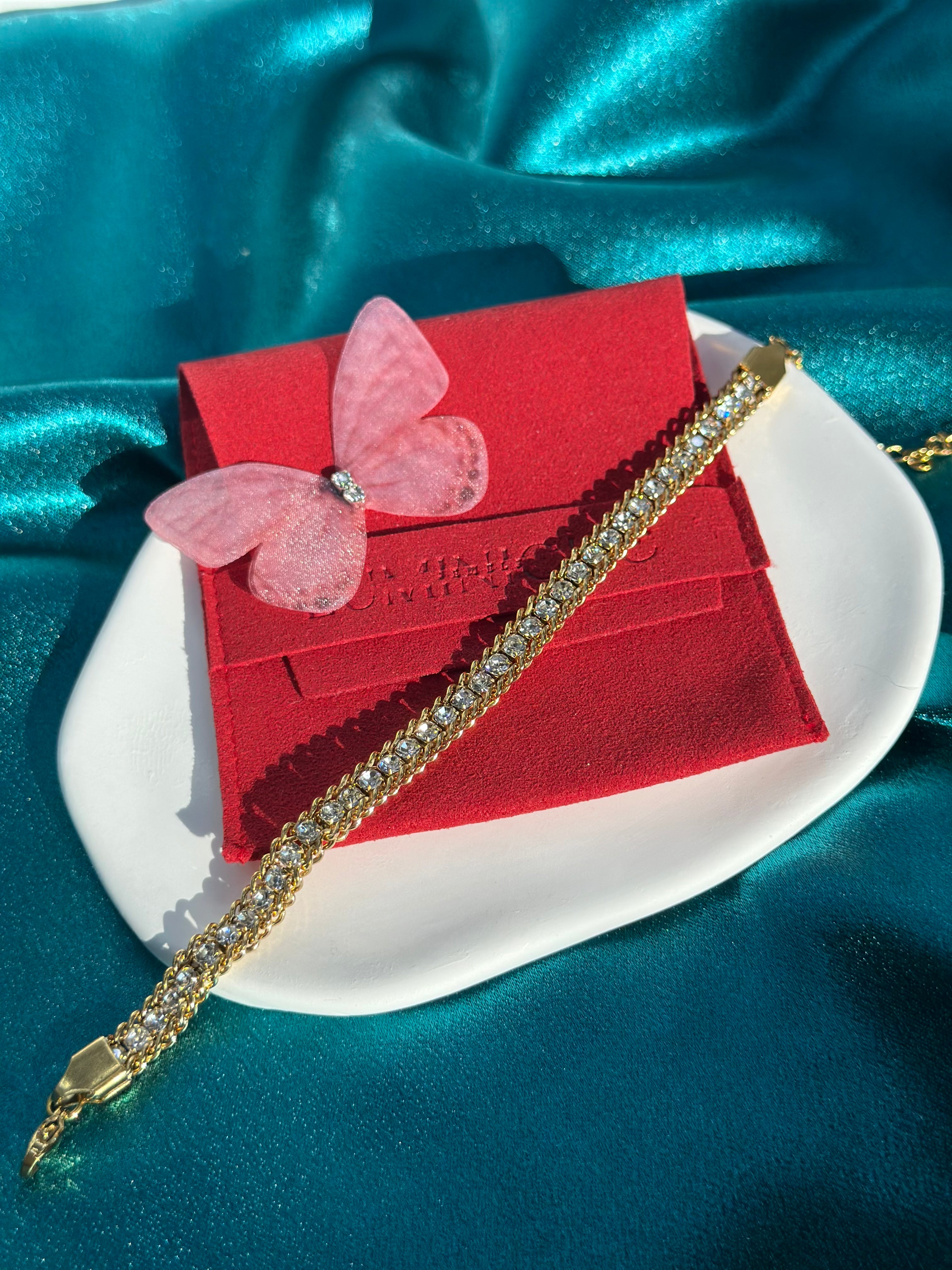 Gold Fleur Bracelet