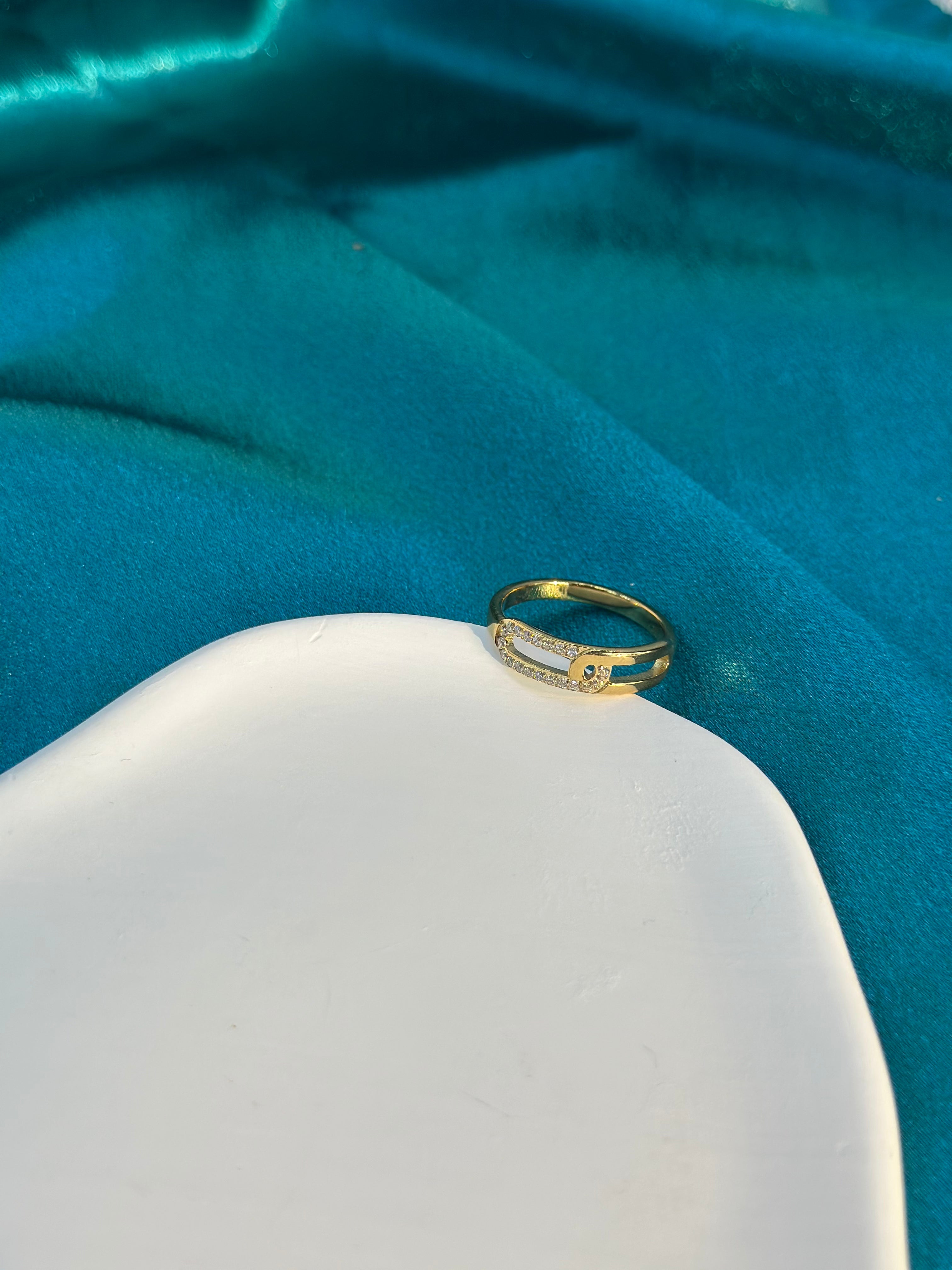 Golden Embrace Ring