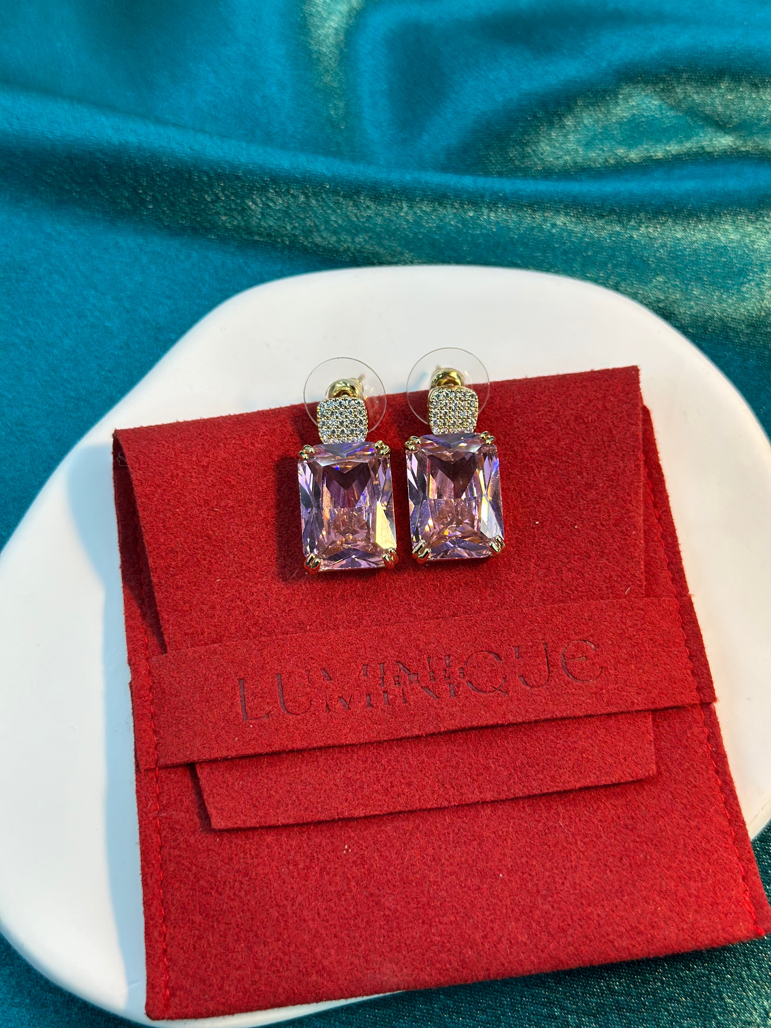 Pink Luxury Earrings