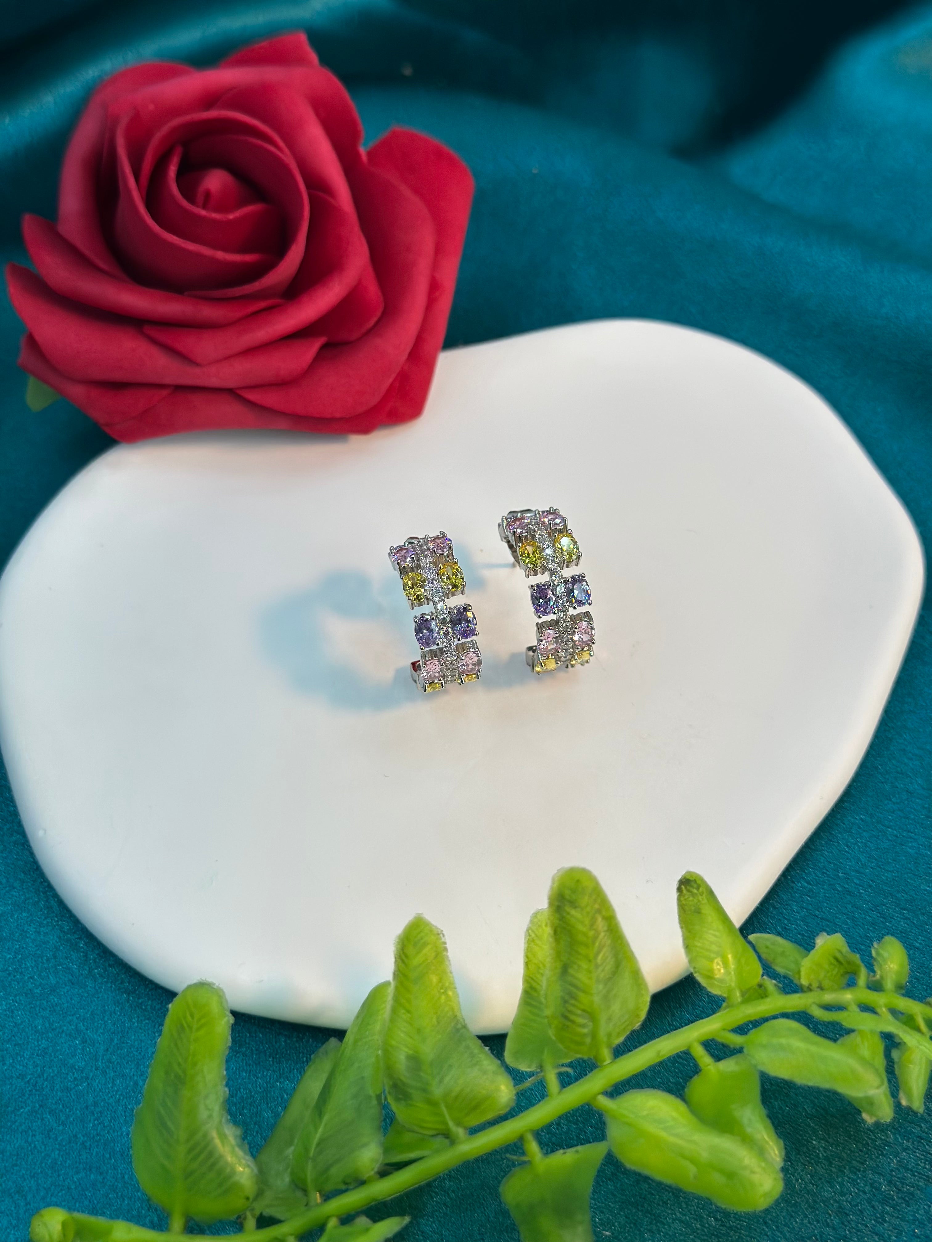 Multicolor Elegant Earrings