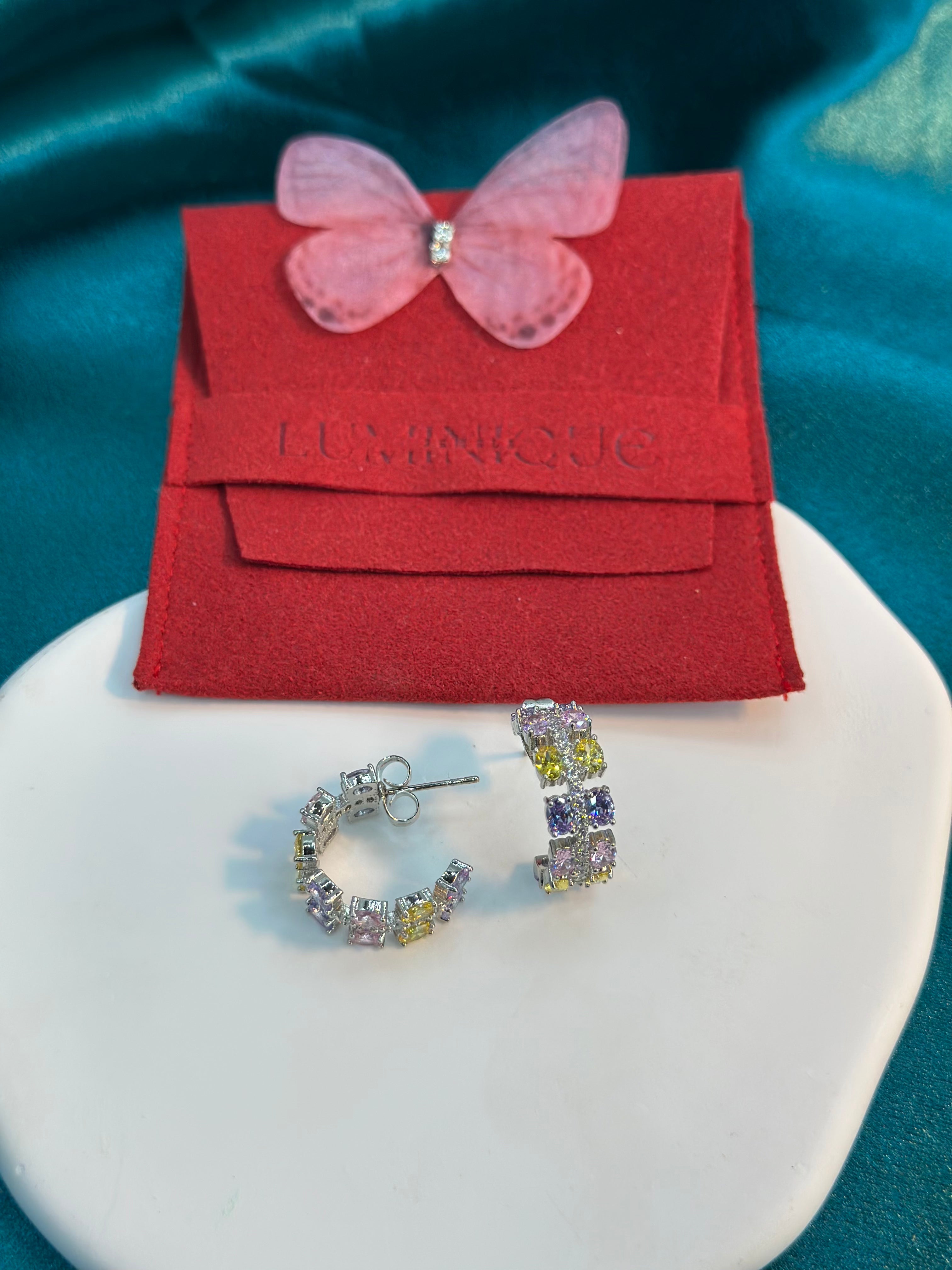 Multicolor Elegant Earrings