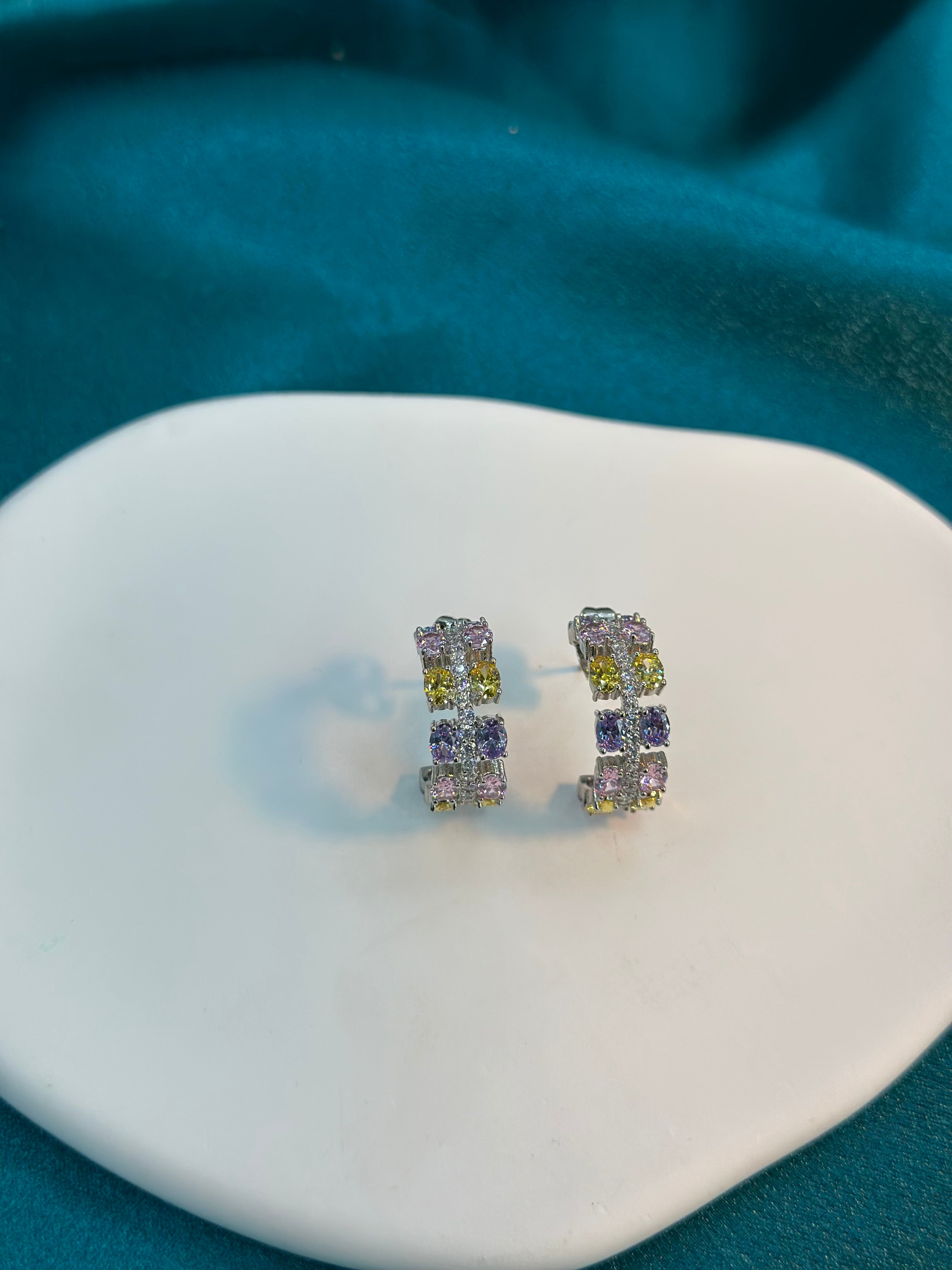 Multicolor Elegant Earrings