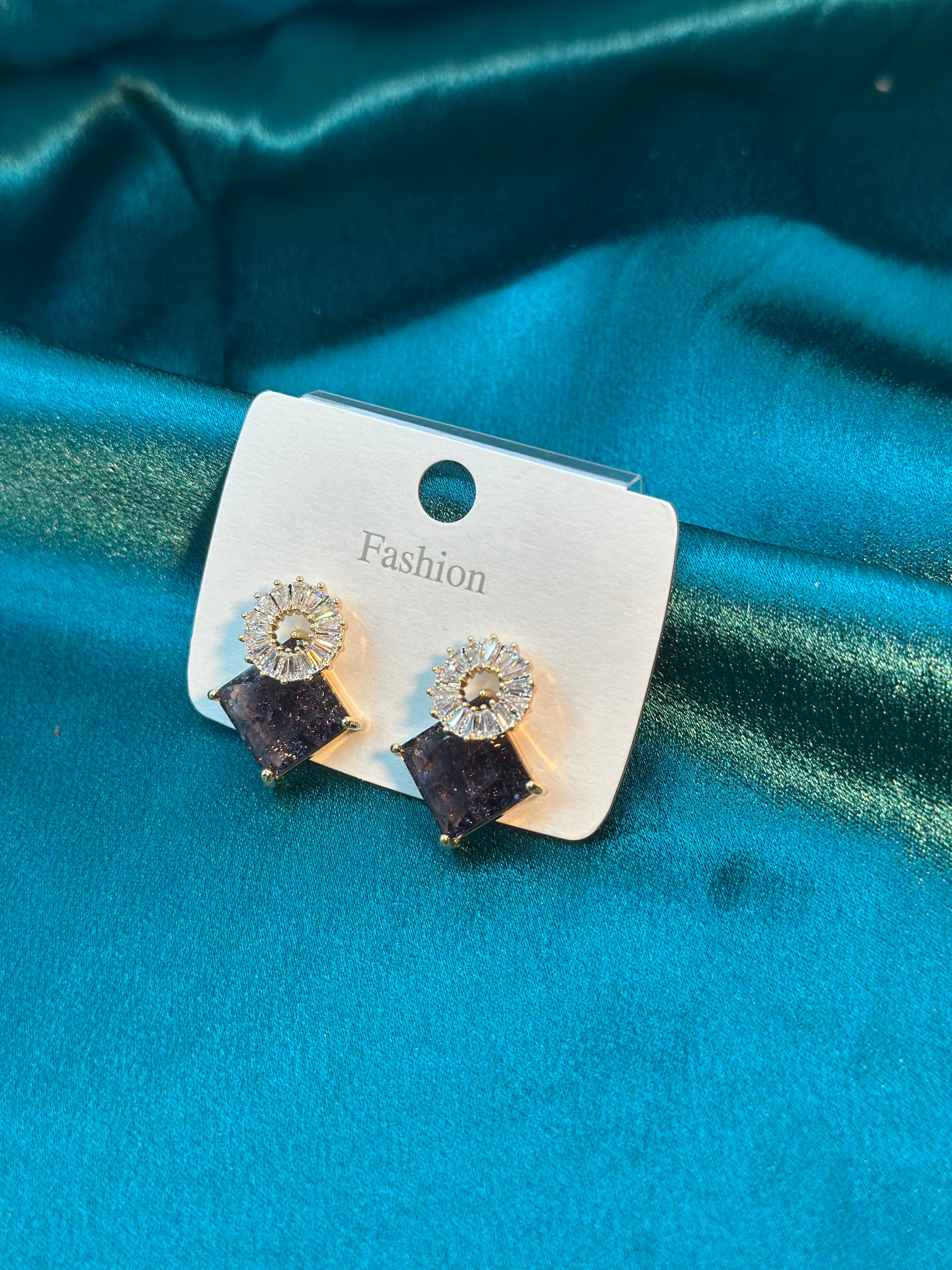 Stone Earrings
