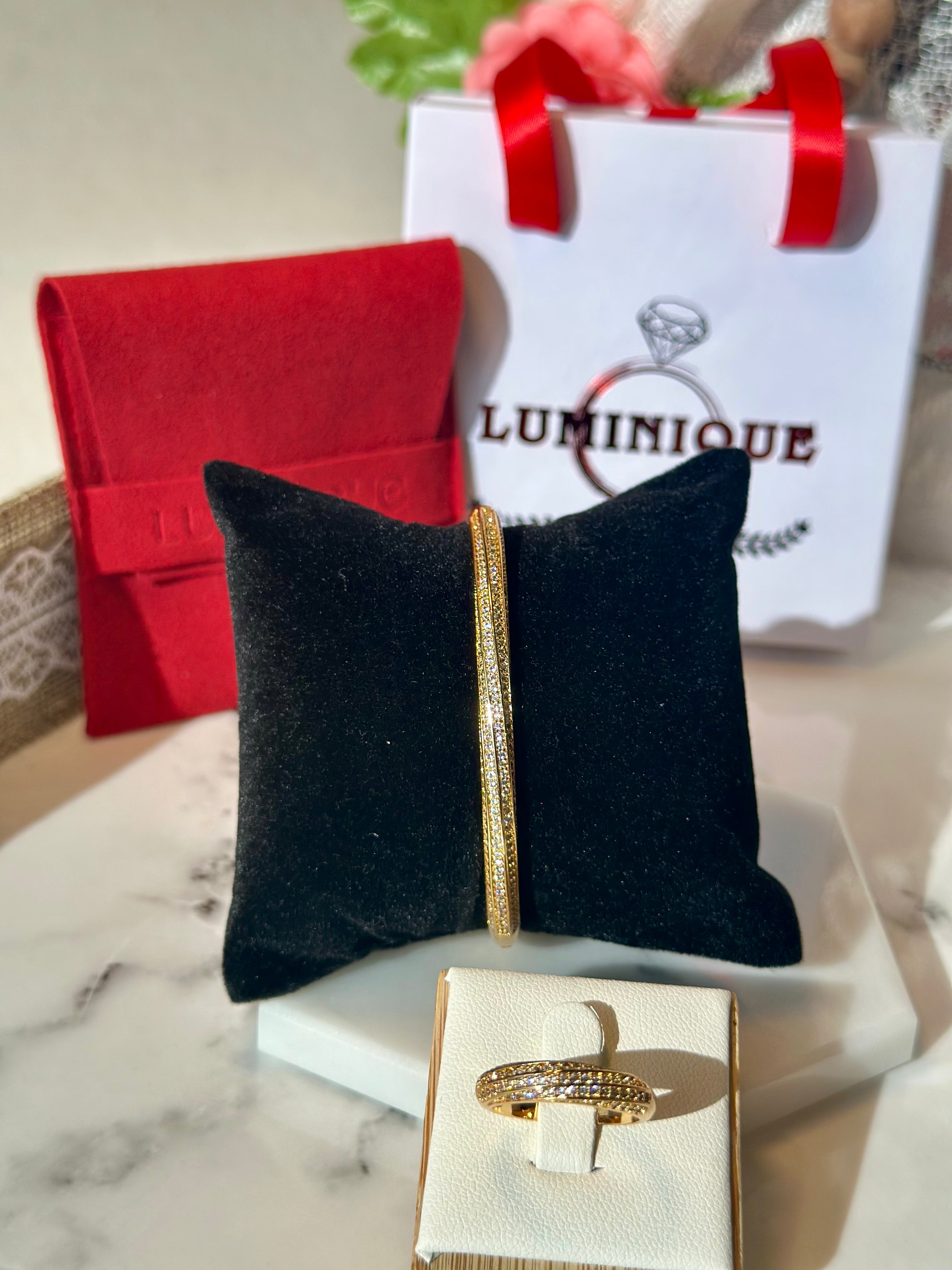Openable Bangle set with ring