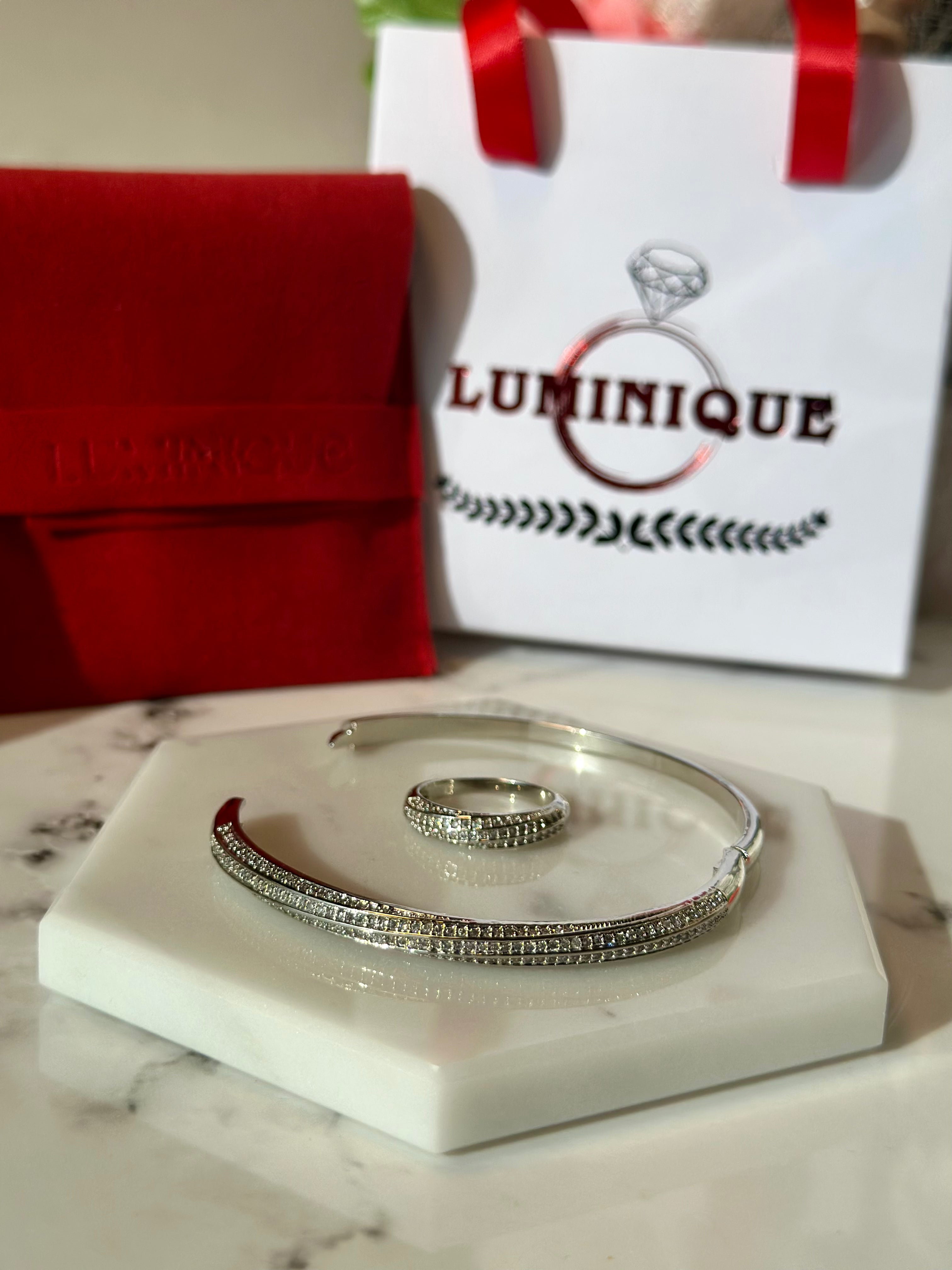 Openable Bangle set with ring