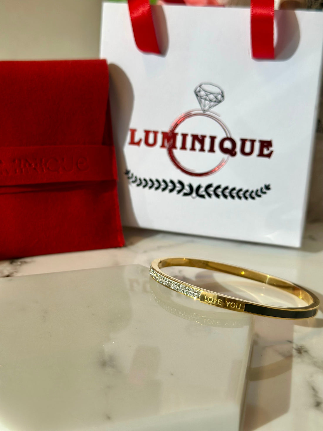 Stainless Steel Openable Bangle (24K PVD Gold Plated)