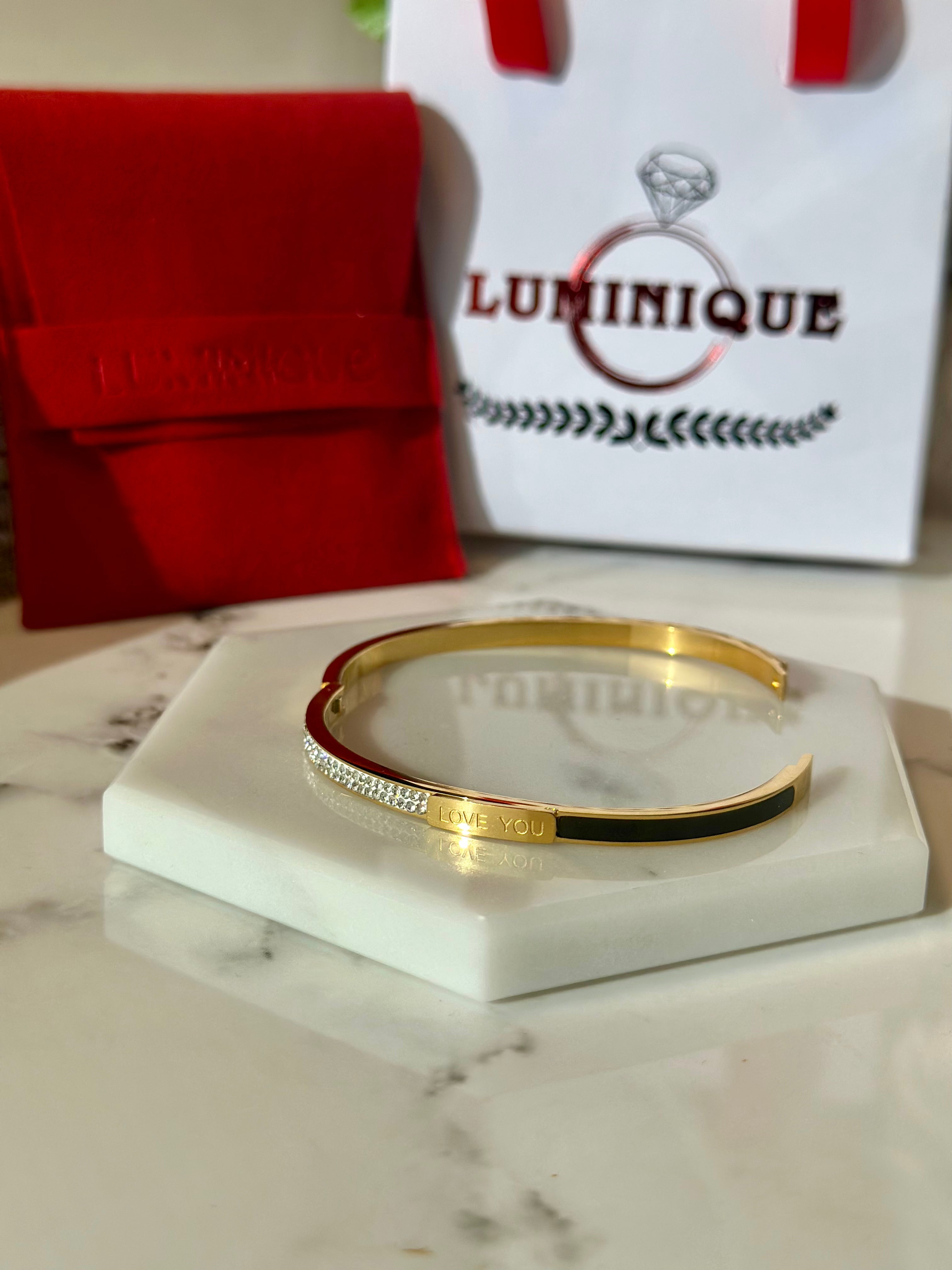 Stainless Steel Openable Bangle (24K PVD Gold Plated)
