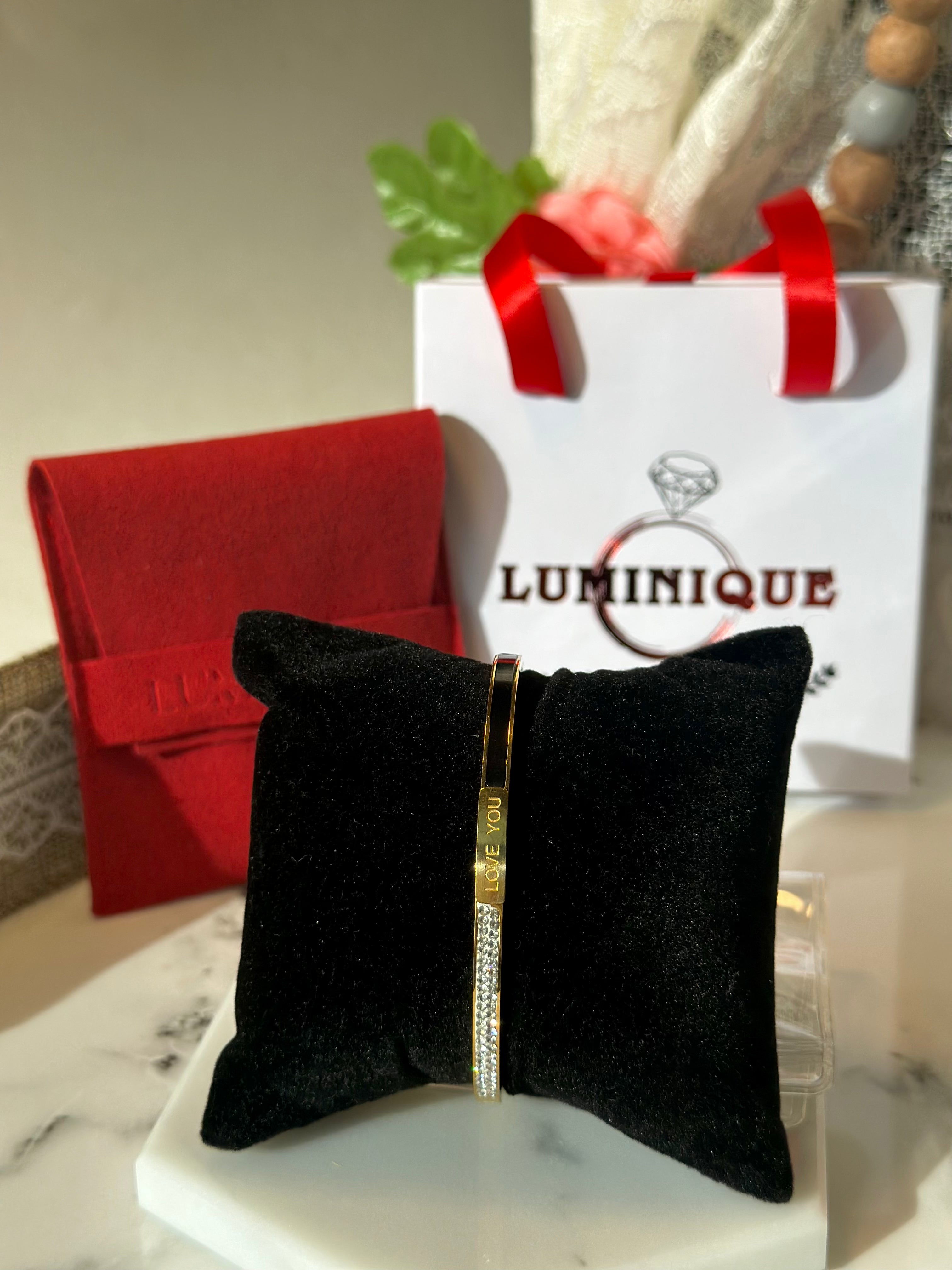 Stainless Steel Openable Bangle (24K PVD Gold Plated)