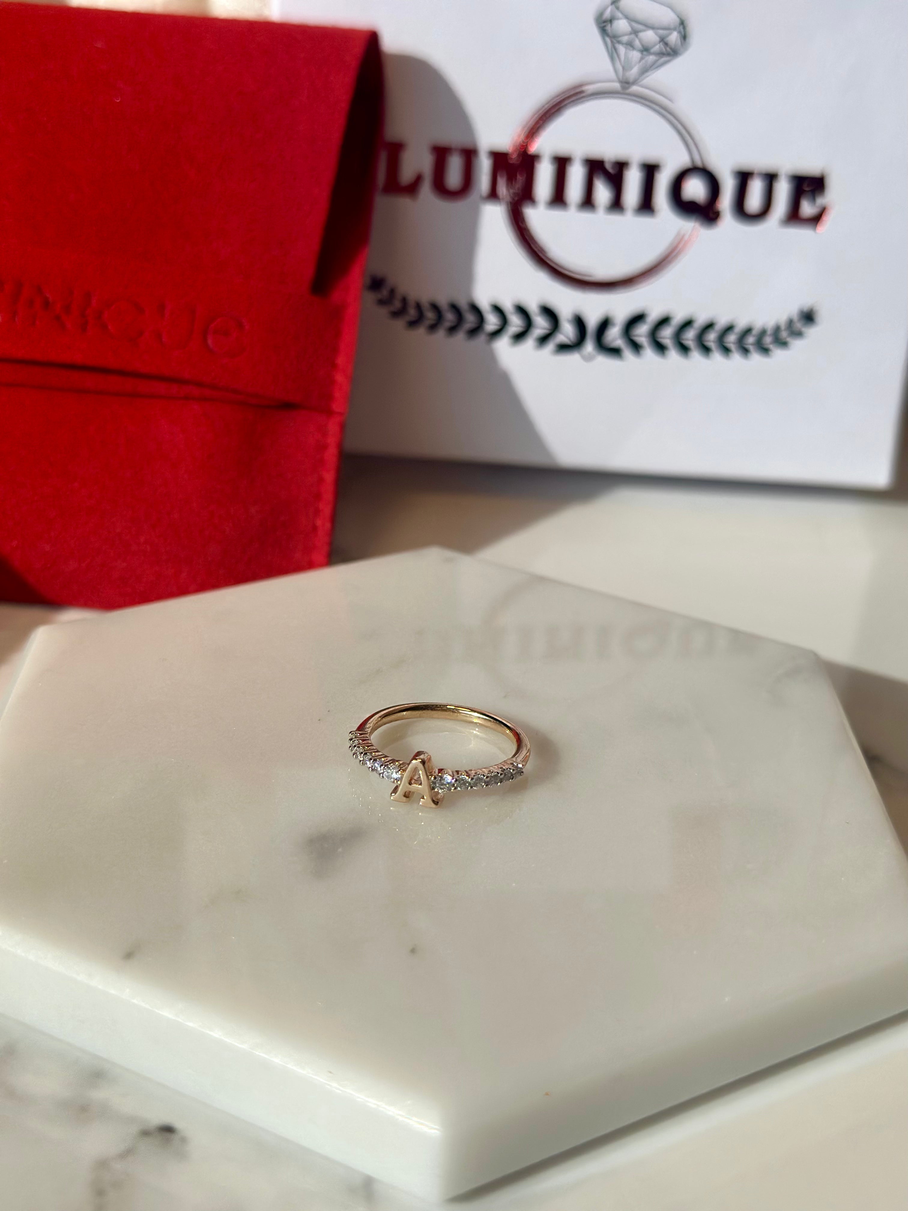 Simple Alphabet Ring