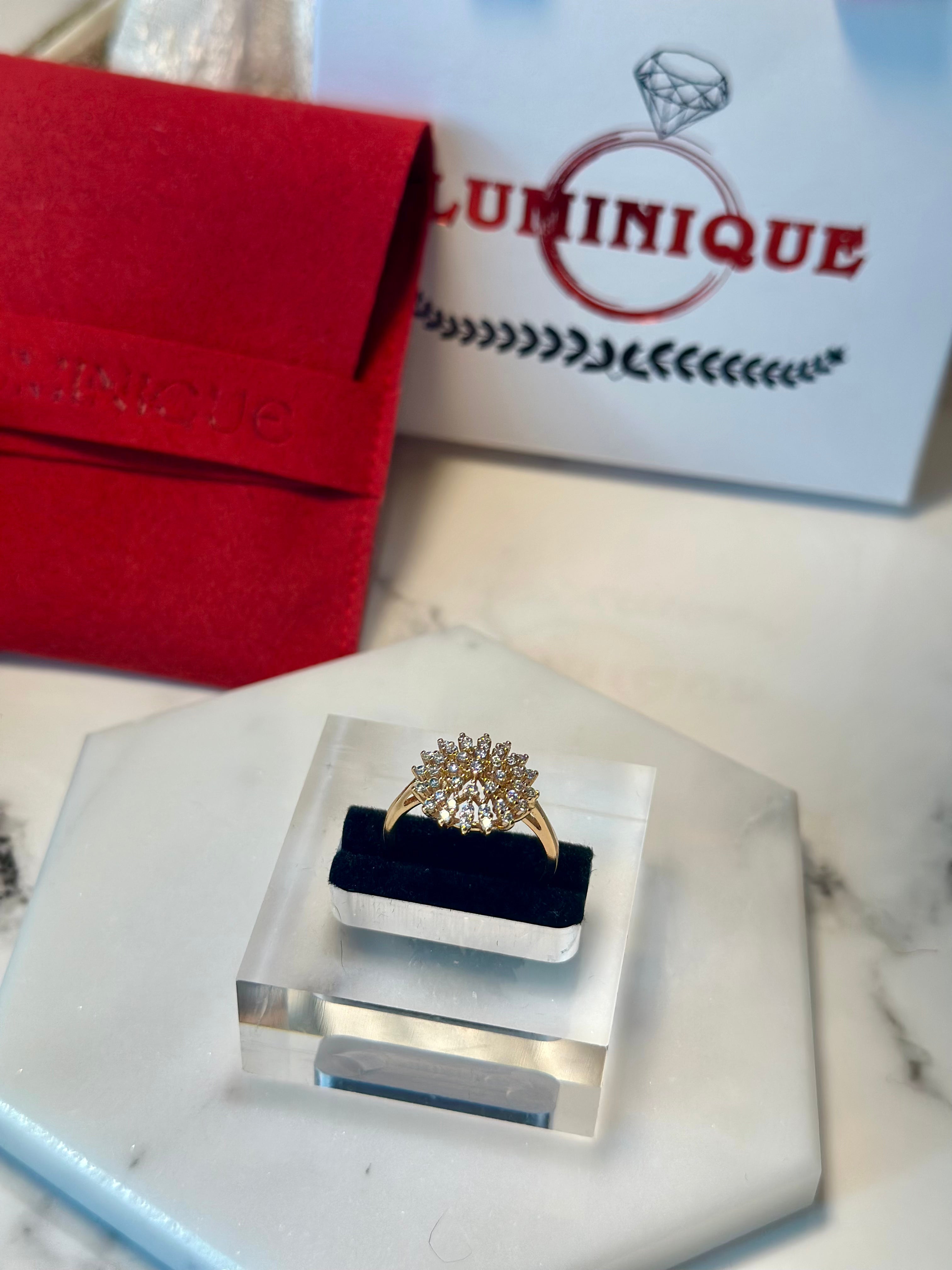 Equisite ring (18K PVD Gold Plated)