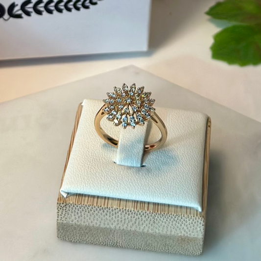 Equisite ring (18K PVD Gold Plated)
