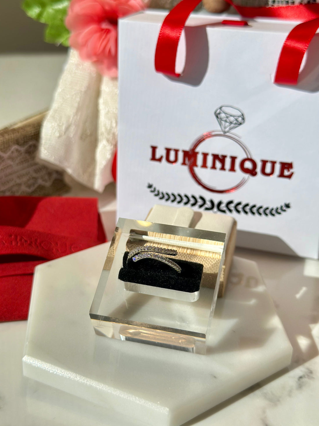 Luna Luxe Ring (Platinum Plated)