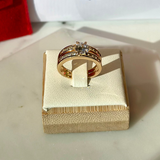 Double Ring (18K PVD Gold Plated)