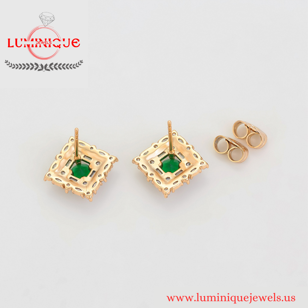 Small Elegant Earrings (18K PVD Gold Plated)