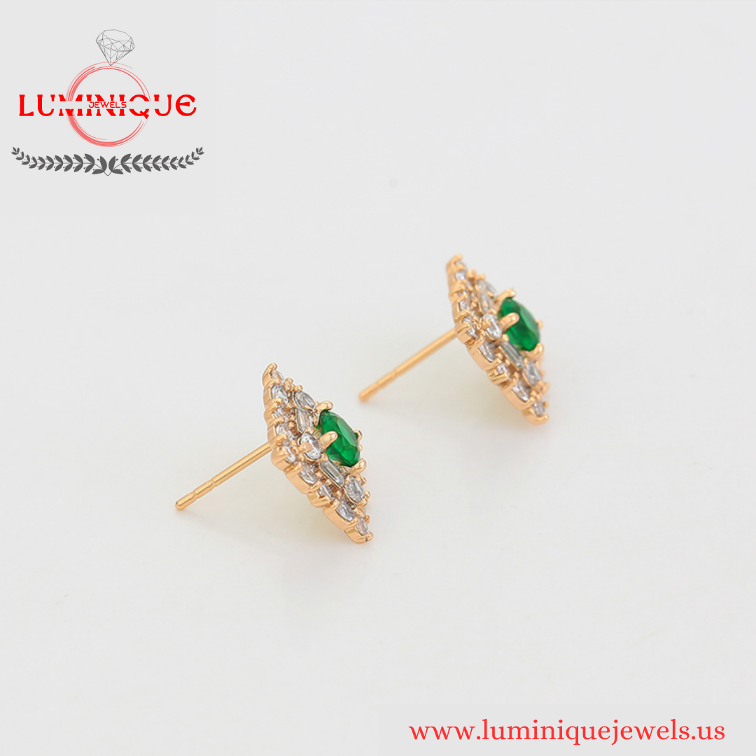 Small Elegant Earrings (18K PVD Gold Plated)