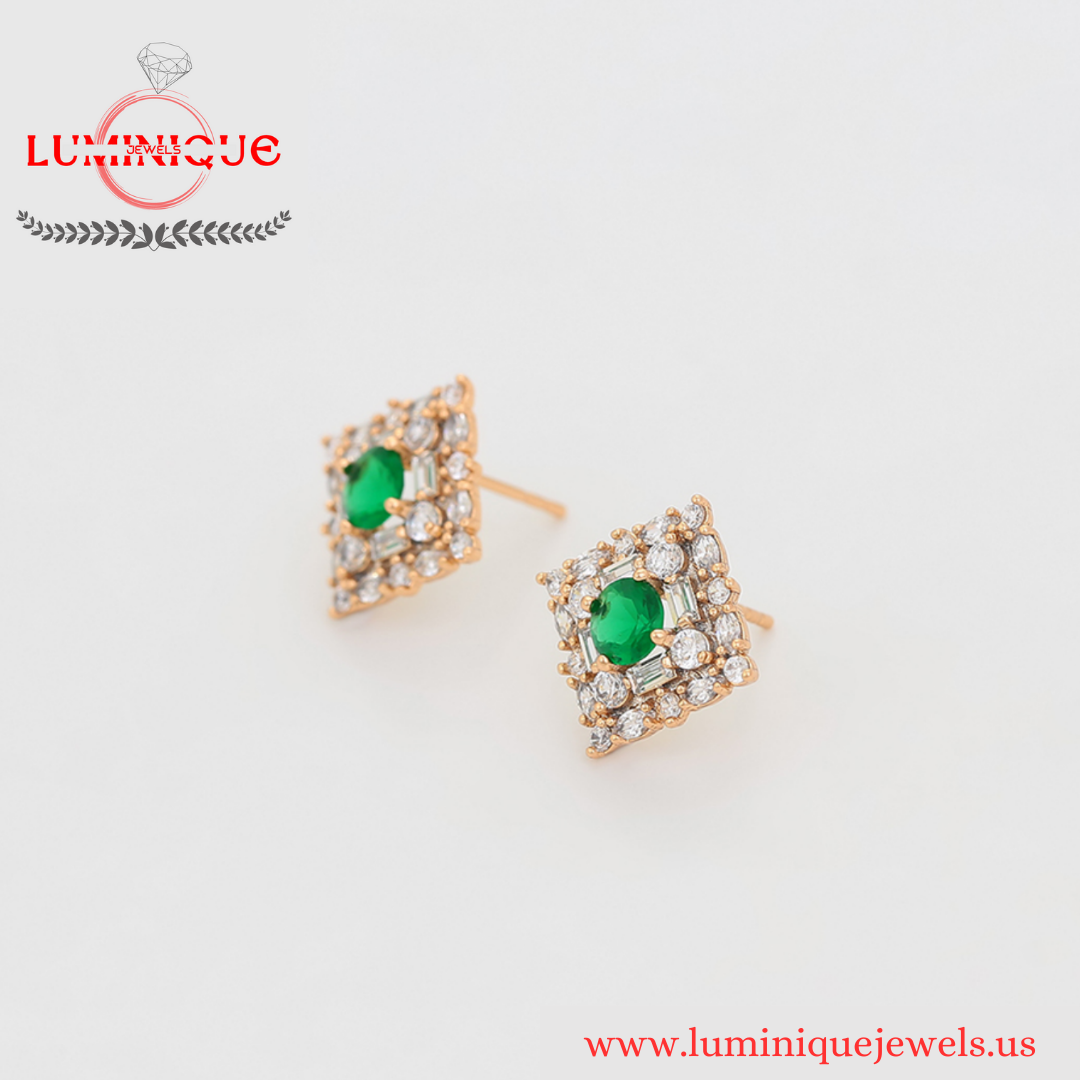 Small Elegant Earrings (18K PVD Gold Plated)